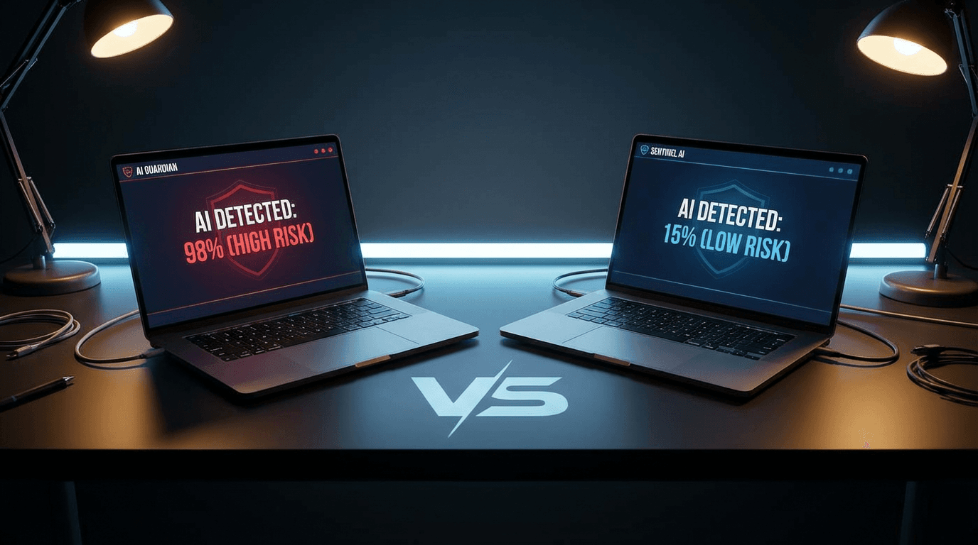 Compilatio vs GPTZero : lequel détecte mieux l'IA en français ?